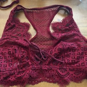 Victoria’s Secret red bralette